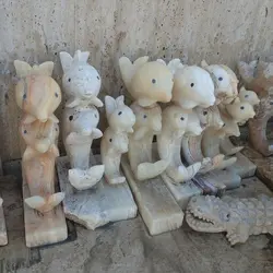 مجسمه دلفین سنگ مرمر | مجسمه سنگی دلفین | هدیه تولد | جهیزیه عروس | کادویی | ظروف سنگی آقای سنگی | ظروف آنتیک و کلکسیونی