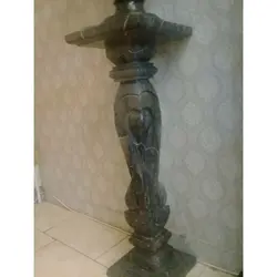 میز و پایه سنگی (قرارگیری گلدان و مجسمه و دکوری) سنگ مشکی نجف آباد | هدیه تولد | جهیزیه عروس | کادویی | ظروف سنگی آقای سنگی | ظروف آنتیک و کلکسیونی