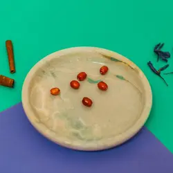 ظرف گرد سنگی ،مدل لبه دار،سنگ طبیعی مرمر یشم آبرنگی | هدیه تولد | جهیزیه عروس | کادویی | ظروف سنگی آقای سنگی | ظروف آنتیک و کلکسیونی