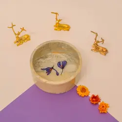 شکلات خوری سنگی ،سایز متوسط ،سنگ طبیعی یشم رگه دار | هدیه تولد | جهیزیه عروس | کادویی | ظروف سنگی آقای سنگی | ظروف آنتیک و کلکسیونی