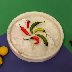 ظرف گرد سنگی مدل لبه دار ، سنگ طبیعی مرمر صورتی رگه دار ، رنگ سفید | هدیه تولد | جهیزیه عروس | کادویی | ظروف سنگی آقای سنگی | ظروف آنتیک و کلکسیونی