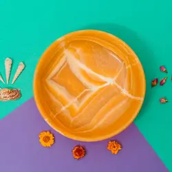 کاسه ی سنگی میوه خوری سنگی ، کاسه ی آجیل خوری سنگی ،سنگ طبیعی مرمر پرتغالی رگه سفید | هدیه تولد | جهیزیه عروس | کادویی | ظروف سنگی آقای سنگی | ظروف آنتیک و کلکسیونی