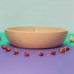 ظرف میوه خوری سنگی ،سایز متوسط ، سنگ طبیعی کرم پرشین | هدیه تولد | جهیزیه عروس | کادویی | ظروف سنگی آقای سنگی | ظروف آنتیک و کلکسیونی