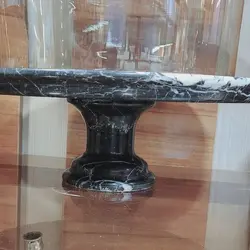 ظرف سنگی سرو و پذیرایی ،جنس پایه سنگ ،به همراه شیشه برای کیک | هدیه تولد | جهیزیه عروس | کادویی | ظروف سنگی آقای سنگی | ظروف آنتیک و کلکسیونی