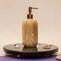 جامایع سنگی بسیار زیبا،سنگ مرمر کرم رگه دار | هدیه تولد | جهیزیه عروس | کادویی | ظروف سنگی آقای سنگی | ظروف آنتیک و کلکسیونی