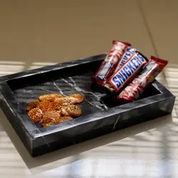 استند سنگی مستطیل 25 در 15 مناسب پذیرایی و نظم دهندگی وسایل | جهیزیه عروس | کادویی | هدیه تولد | ظروف سنگی آقای سنگی | ظروف آنتیک و کلکسیونی