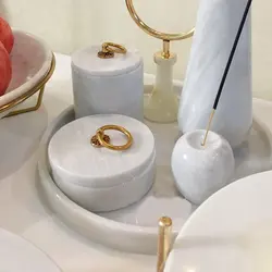 قندون سنگی رنگ سنگ سفید و مشکی | جهیزیه عروس | هدیه تولد | کادویی | ظروف سنگی آقای سنگی | ظروف آنتیک و کلکسیونی