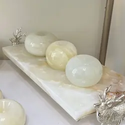 جاعودی سنگی مرمر در رنگهای سبز و سفید و نباتی مناسب عود و خوشبو کننده | هدیه تولد | جهیزیه عروس | کادویی | ظروف سنگی آقای سنگی | ظروف آنتیک و کلکسیونی