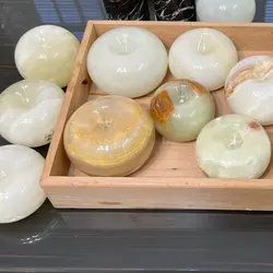 جاعودی سنگی مرمر در رنگهای سبز و سفید و نباتی مناسب عود و خوشبو کننده | هدیه تولد | جهیزیه عروس | کادویی | ظروف سنگی آقای سنگی | ظروف آنتیک و کلکسیونی