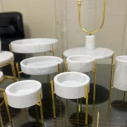 ظروف سنگی سرویس کامل پذیرایی سنگی 12 تیکه | هدیه تولد | جهیزیه عروس | کادویی آقای سنگی