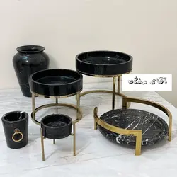 ظروف سنگی شامل میوه شیرینی خوری سنگی آجیل خوری سنگی و شکلات خوری سنگی (گلدان و اکسسوری ها قابل سفارش) | هدیه تولد | جهیزیه عروس | ظروف لوکس سنگی ظروف آقای سنگی