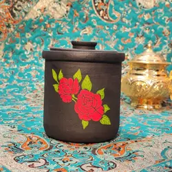 قابلمه سنگی یک نفره طراحی شده | دیگ سنگی | دیزی سنگی | ظروف سنگی آقای سنگی | هدیه تولد | جهیزیه | ظروف سالم آشپزی طب سنتی