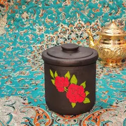 قابلمه سنگی یک نفره طراحی شده | دیگ سنگی | دیزی سنگی | ظروف سنگی آقای سنگی | هدیه تولد | جهیزیه | ظروف سالم آشپزی طب سنتی