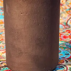 لیوان سنگی طراحی شده طرح گل رز قرمز | ظروف سنگی آقای سنگی | هدیه تولد | جهیزیه