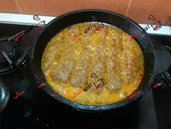 قازن چدن خالص آبندی شده بدون روکش شیمیایی 6 لیتری (چدن روسی پاتیل غازن قابلمه دیگ چدنی) ظرف سفر و کوهنوردی . قابلمه چدنی . قابلمه ووک چدنی . قابلمه چدن خالص  آقای سنگی 09151246243