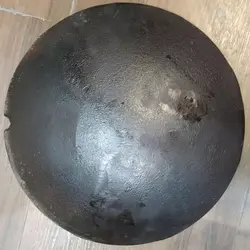 ساج چدنی اصل آبندی شده 44 سانتی ساج نان پزی چدن خالص بدون روکش شیمیایی (ساچ روسی ظرف چدنی) تابه ووک چدن درمان کم خونی کمخونی