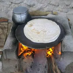 ساج چدنی اصل آبندی شده 44 سانتی ساج نان پزی چدن خالص بدون روکش شیمیایی (ساچ روسی ظرف چدنی) تابه ووک چدن درمان کم خونی کمخونی