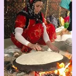 ساج چدنی اصل آبندی شده 44 سانتی ساج نان پزی چدن خالص بدون روکش شیمیایی (ساچ روسی ظرف چدنی) تابه ووک چدن درمان کم خونی کمخونی