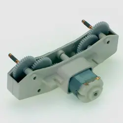 موتور گیربکس دار پلاستیکی مبتدی 6 ولت دو شفت A