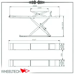 جک قیچی دوبل لانچ، قیمت فروش جک بالابر قیچی دوبل لانچ