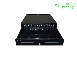 کشوی پول ای پوز ۵ خانه E-POS ECH 460 رنگ مشکی - ایرانشهر24