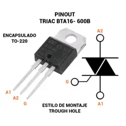 ترایاک 16 امپری BTA16-600B