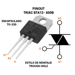ترایاک 12 امپری BTA12-600B