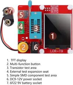 تستر قطعات الکترونیکی مدل LCR-T9