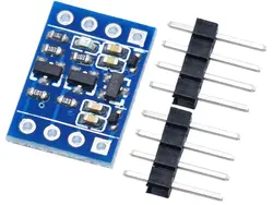 مبدل منطقی 5 به 3.3 ولت لاجیک کانورتر - 5V to 3.3V Logic Level Converter با رگولاتور داخلی - ایده الکترونیک