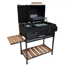 باربیکیو گازی 80سانت بغل شعله