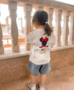 تیشرت و شلوارک مینی موس بال‌دار