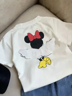 تیشرت و شلوارک مینی موس بال‌دار