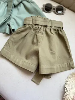 شلوارک کتان دخترانه