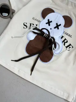 ست دو تیکه تدی پاپیون دار