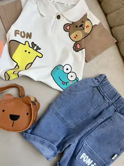 ست بلوز و شلوارک عروسکی