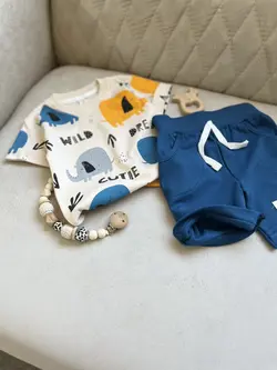 ست بلوز و شلوارک فیل بامزه