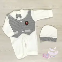 سرهمی جلیقه‌دار همراه با کلاه