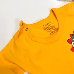 بلوز و شلوار دایناسور نارنجی