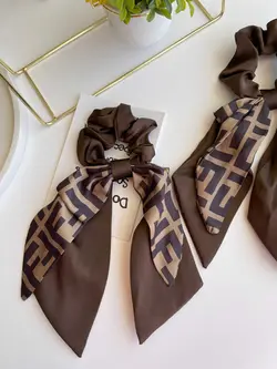 کش اسکرانچی دنباله دار FENDI