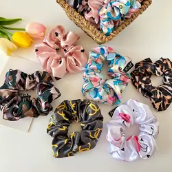 کش اسکرانچی ساتن ( فلامینگو)