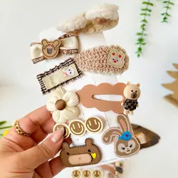 پک گیره مو پولیشی (استلالو قهوه ای)