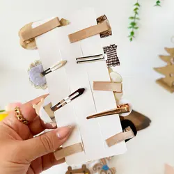 پک گیره مو پولیشی (استلالو قهوه ای)