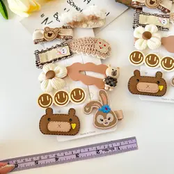 پک گیره مو پولیشی (استلالو قهوه ای)