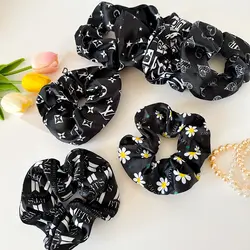 کش اسکرانچی ساتن مشکی(Mix)