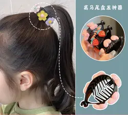 کلیپس گوجه ای فانتزی بچگانه