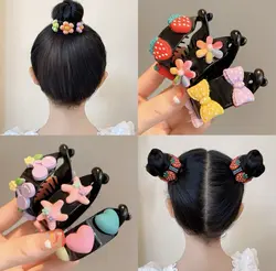 کلیپس گوجه ای فانتزی بچگانه