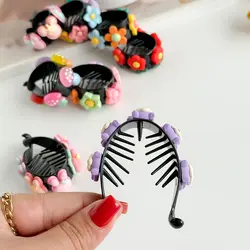 کلیپس گوجه ای فانتزی بچگانه