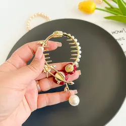 کلیپس گوجه ای گل رز قرمز FENG.Y