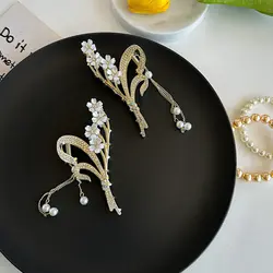 کلیپس شاخه گل کریستالی آویزدار