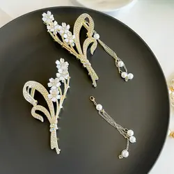 کلیپس شاخه گل کریستالی آویزدار